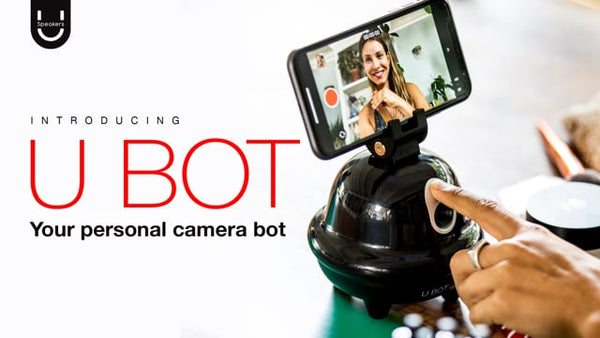 U BOT White - Camera bot with smart facial recognition