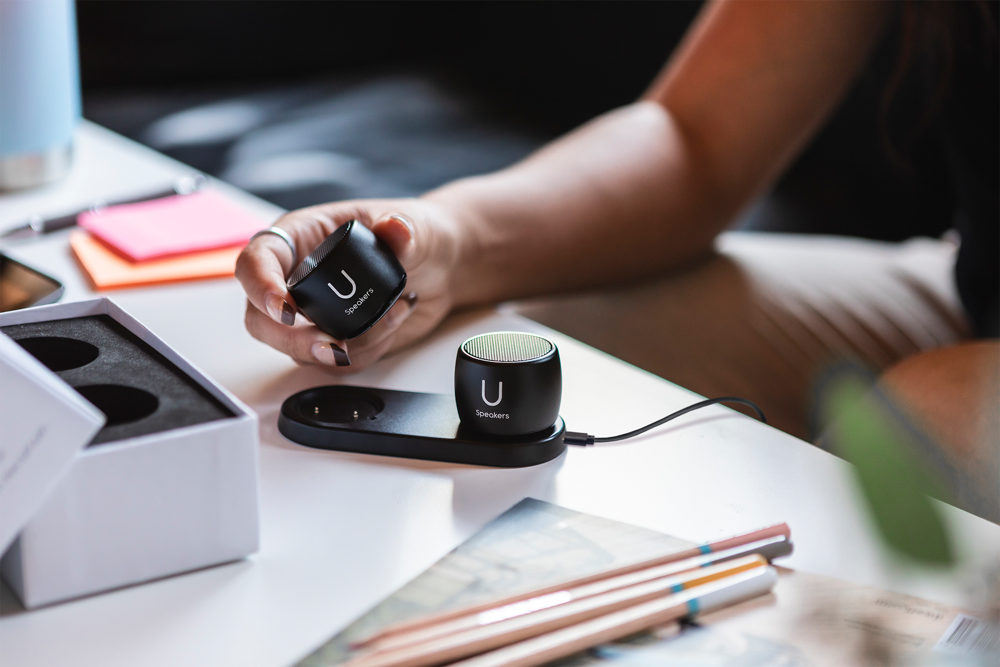 U Pro Speakers with Charging Tray