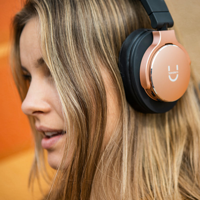 U Evolve Headphones with ANC - Rose Gold - U Speakers