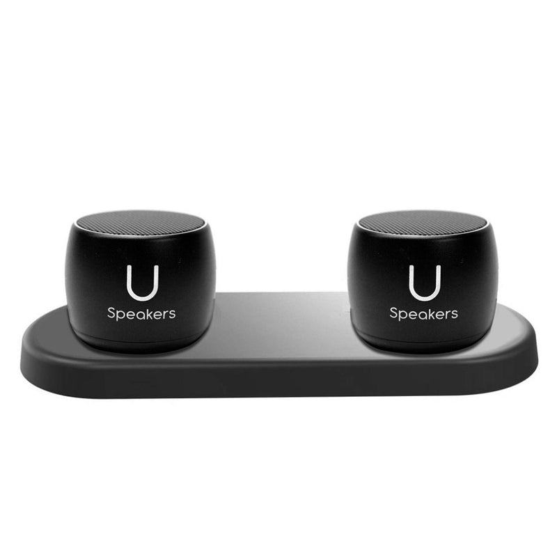 U Pro Speakers Black- with Charging Tray