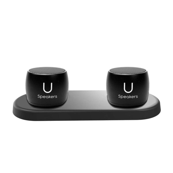 U Pro Speakers Black- with Charging Tray