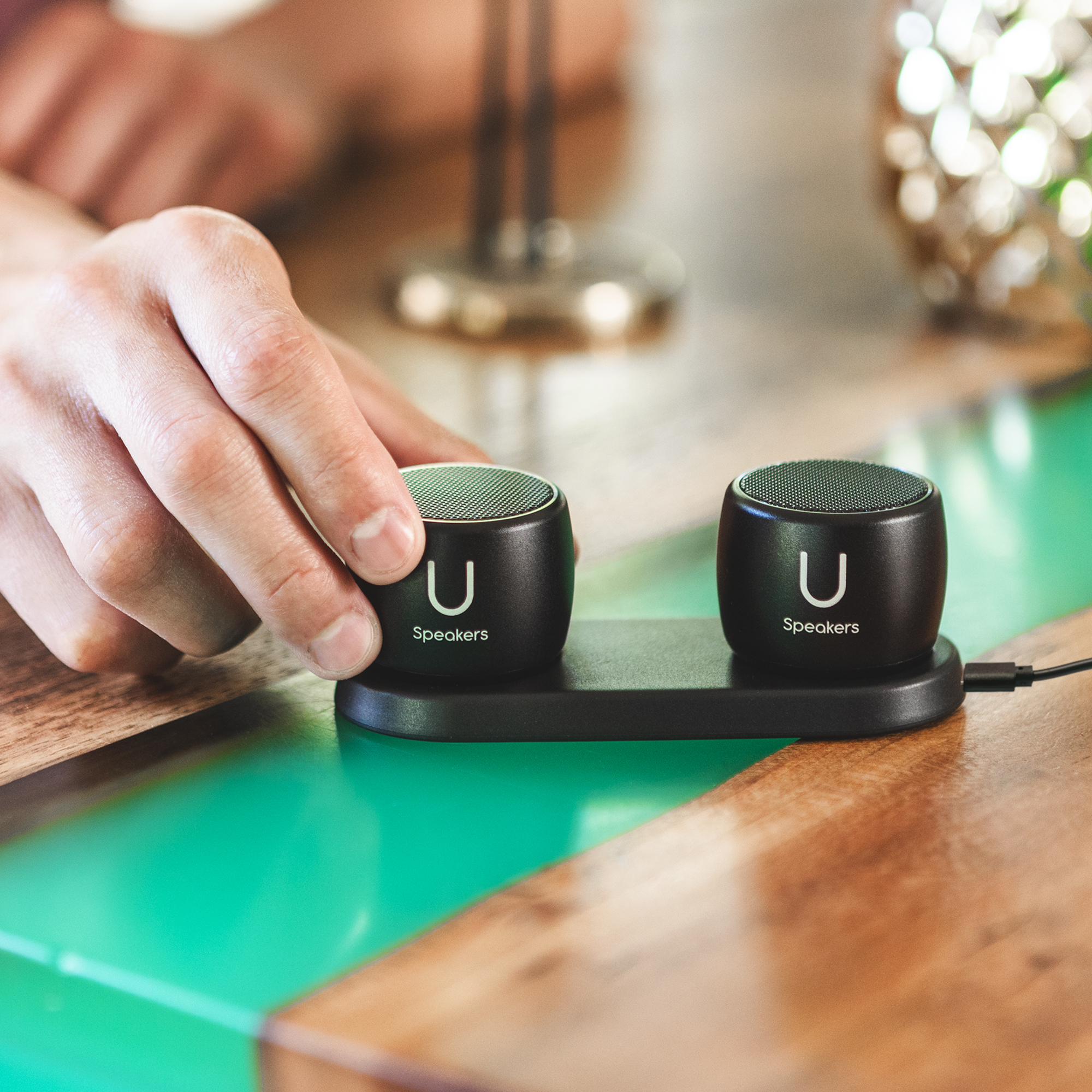 U Pro Speakers with Charging Tray
