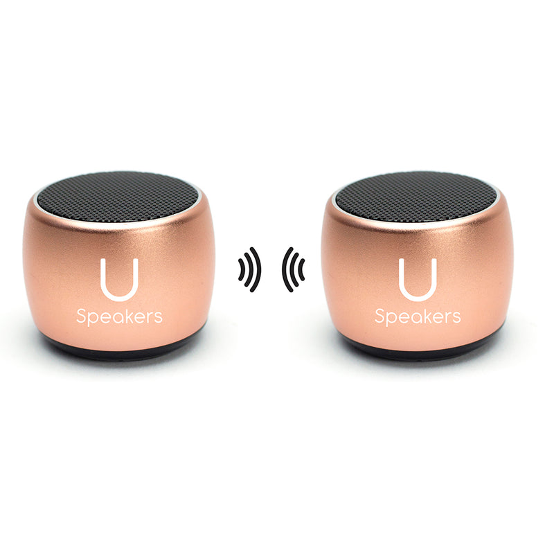 U Pro Speakers Rose Gold- with Charging Tray - U Speakers